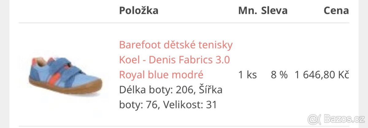 Koel barefoot tenisky, vel.31 - 4