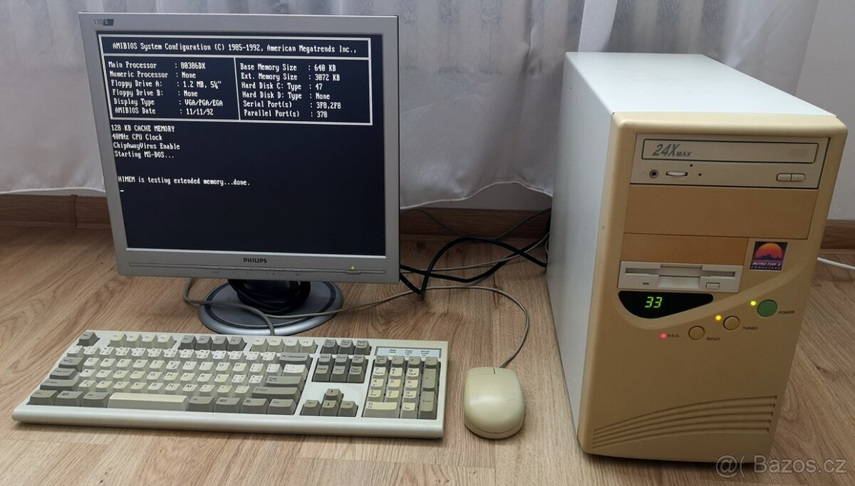 Predám Retro PC 386 DX 33MHz (09) - 4