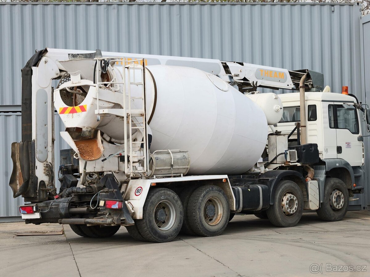 MAN TGA 32.360, 8x4, RETARDÉR, 7 CBM, PÁSOVÝ PŘEPRAVNÍK S DO - 4