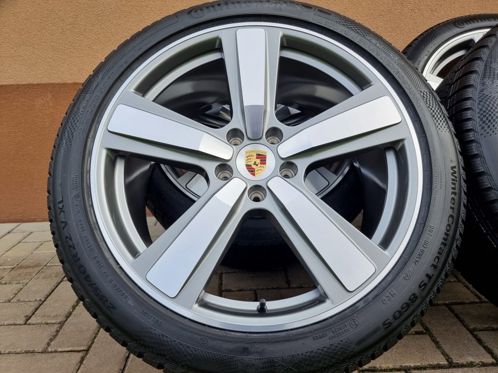 22″ 5×130 PORSCHE CAYENNE COUPE + CONTINENTAL zimné NEW - 4