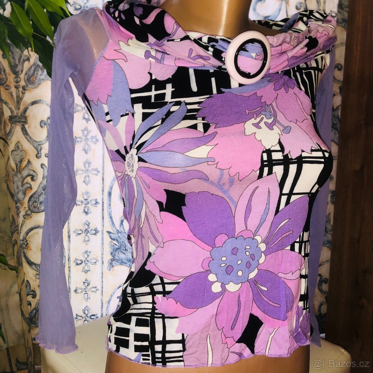 top#sespadlymirameny # spolecensky# party# kvetinovy - 4