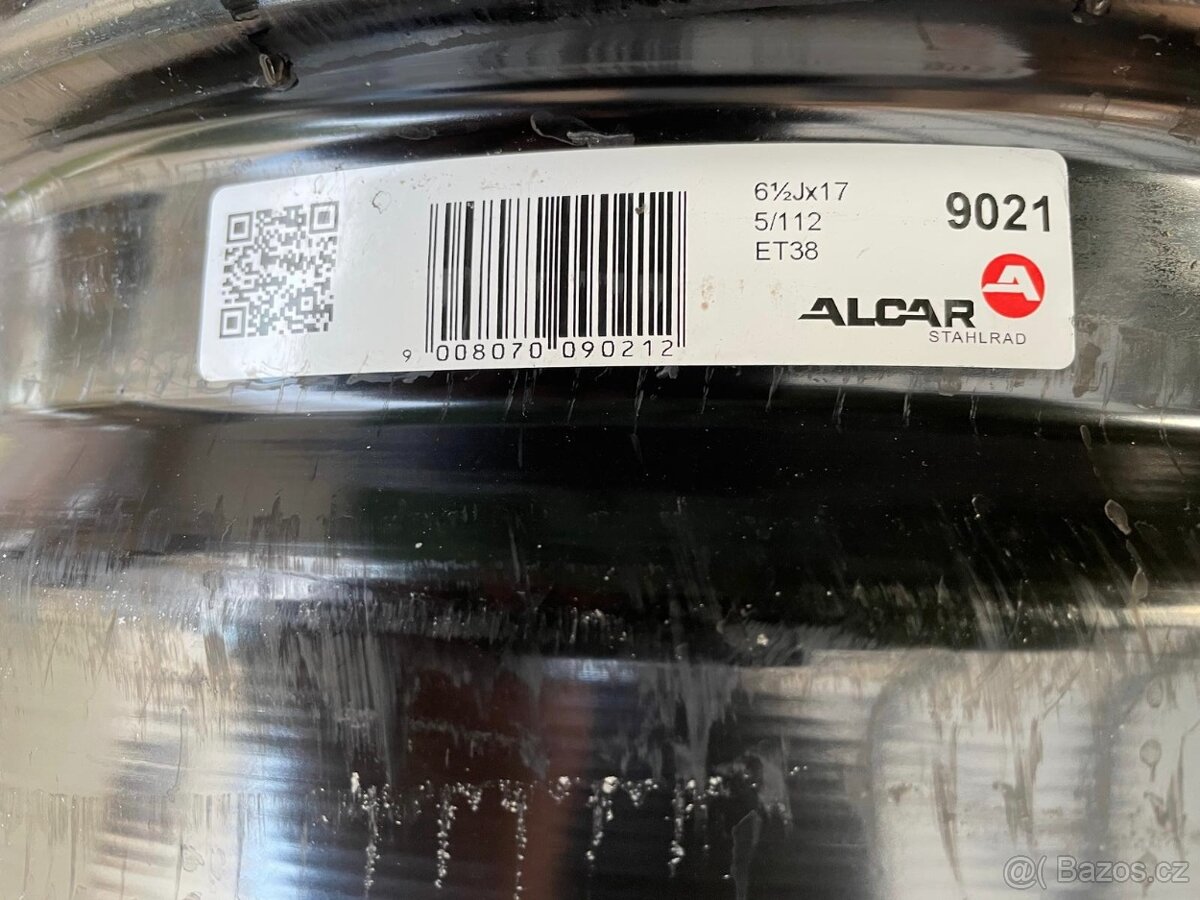 Prodám použité plechové disky 5x112 R17 - 4