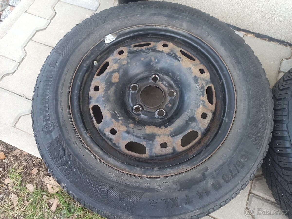 ŠKODA FABIA DISKY 5Jx14 ET35 - 2 sady - 4