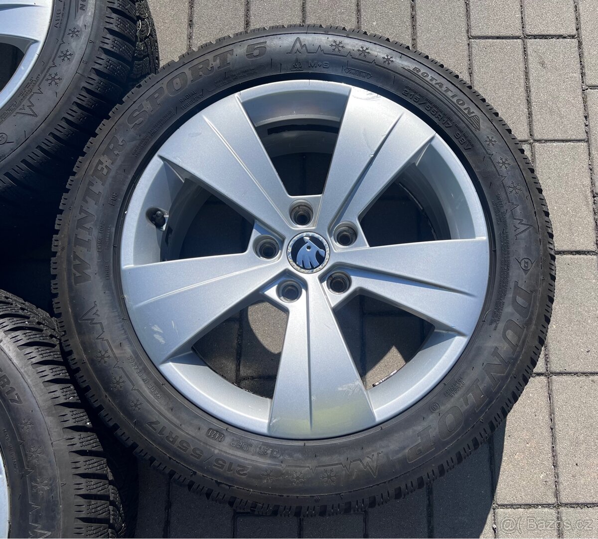 Superb - 17 Triton + zimní 215/55 R17 Dunlop 8mm - 4