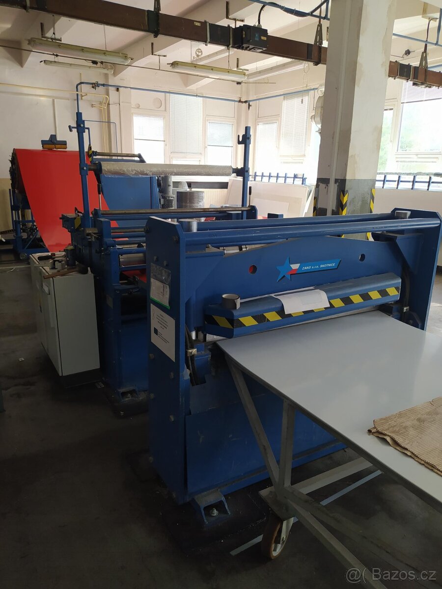 Odvíjecí linka svitku s podélným/příčným střihem do 3,5/4mm - 4