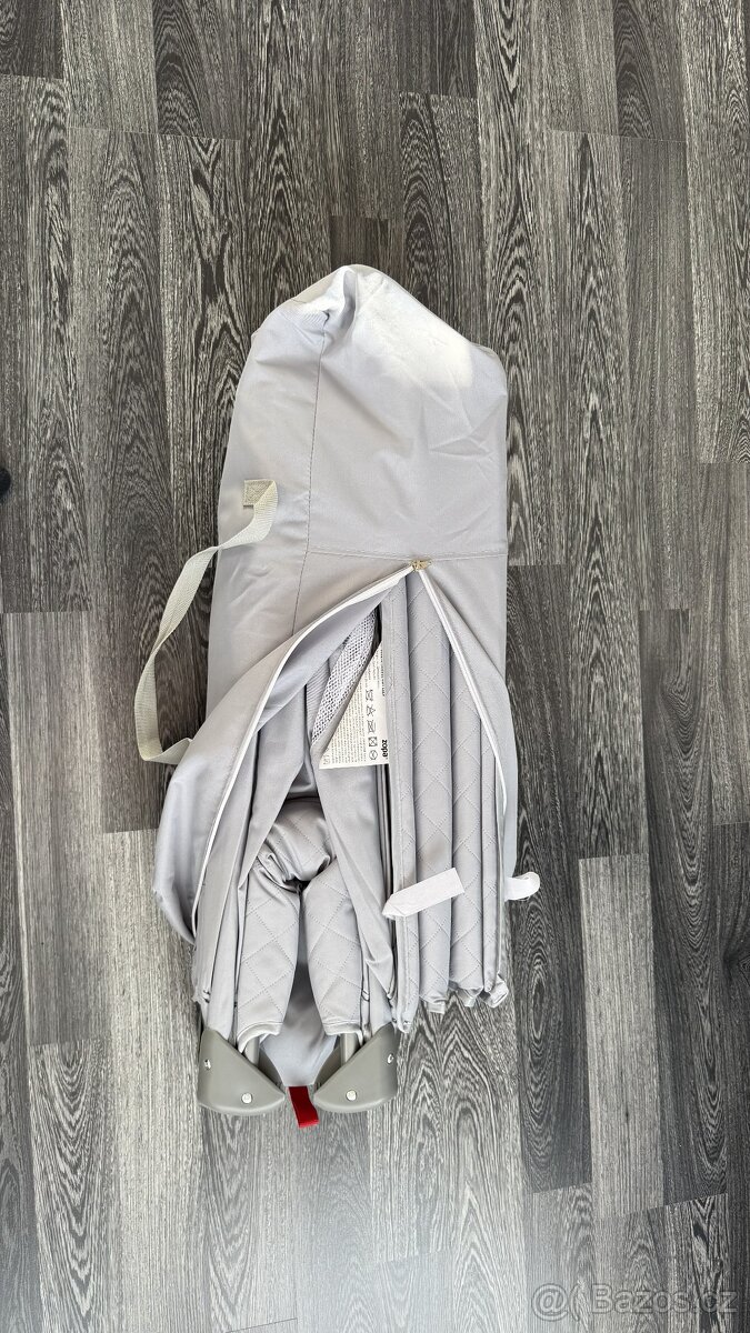 ZOPA Postýlka skládací Lely Silver Grey - 4