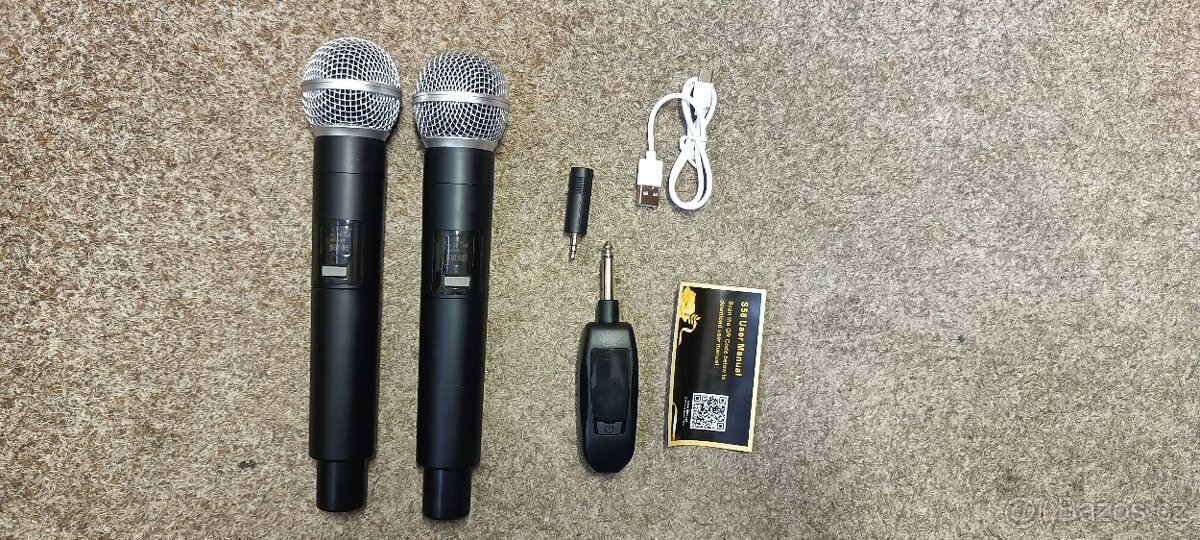 Bezdrátové mikrofony - sada S58 - 4