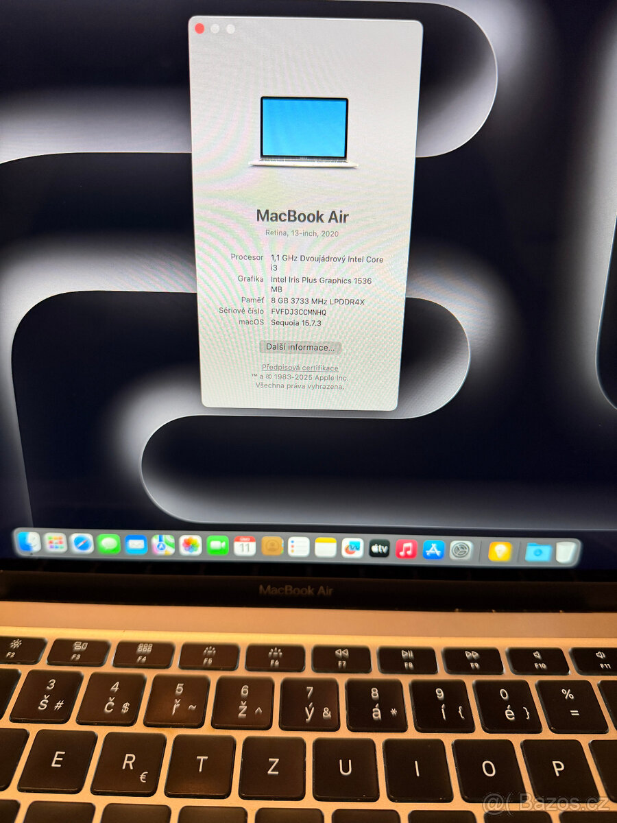 Macbook air 2020 - i3, 256gb hdd, 8gb ram-Sequoila - 4