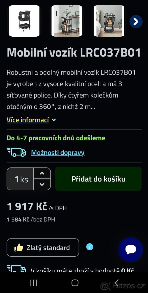 Nový robustní mobilní vozík - 4
