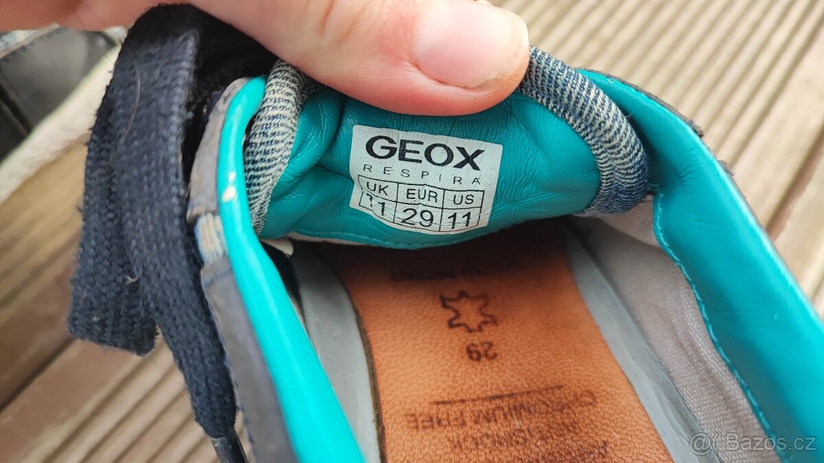 Tenisky Geox 29 kožená vložka - 4