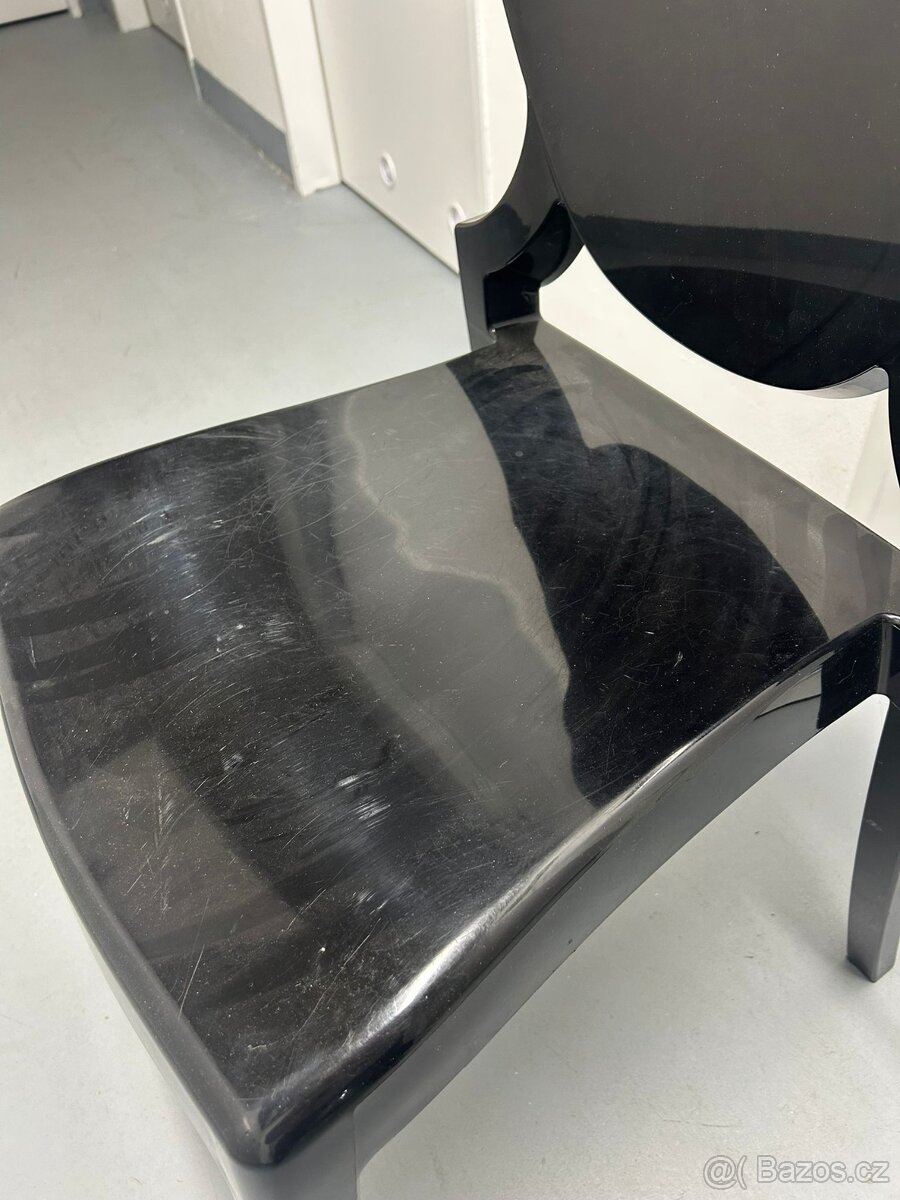 Černá plastová židle Pedrali - 4