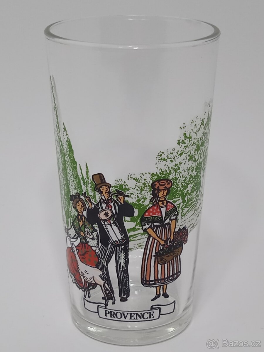 Provence - Sklenice od francouzské retro hořčice - 4