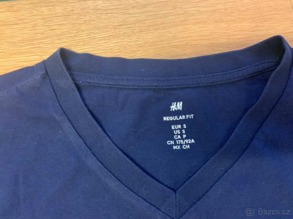 2 pánská trička z H&M, vel. S (chlapecké 164/170) - 4