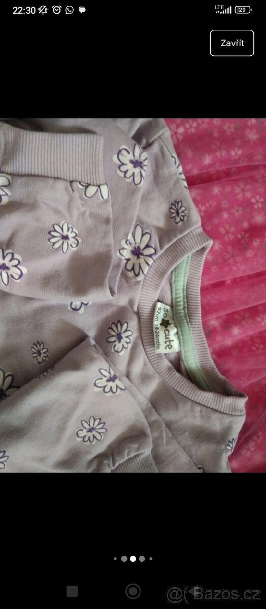 Nové oblečení pro holčičku vel 92 - 4
