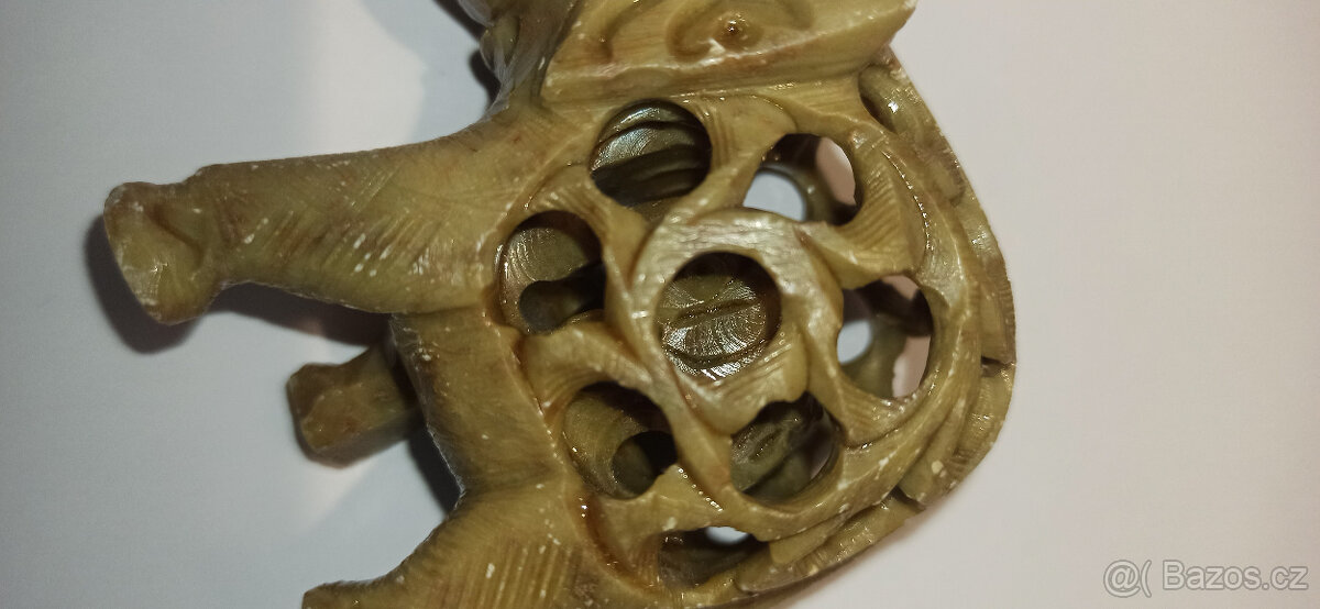 soška slona z nerostu - 4