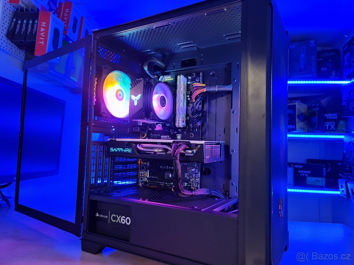 Herní PC – INTEL I5-7500|32GB|480GB M.2 SSD|RX 580XFX|WIN11 - 4