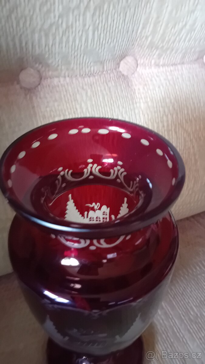 EGERMANN RUBÍNOVÁ VÁZA - 4