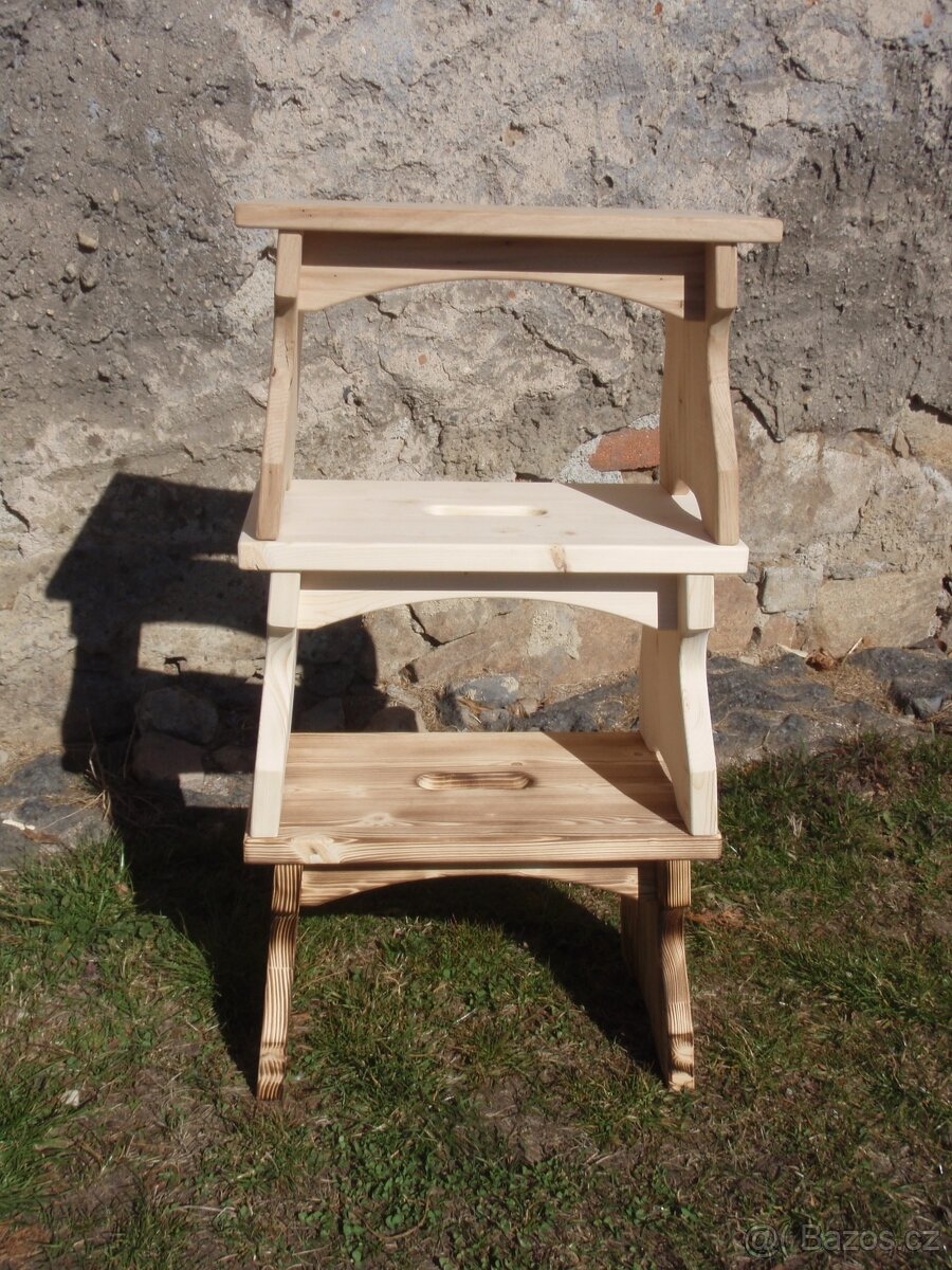 Dřevěná stolička - 4