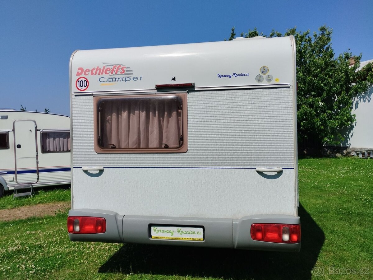 DETHLEFFS pro 4.Fr.postel. Mover+bat. Sprcha. 100km/h - 4