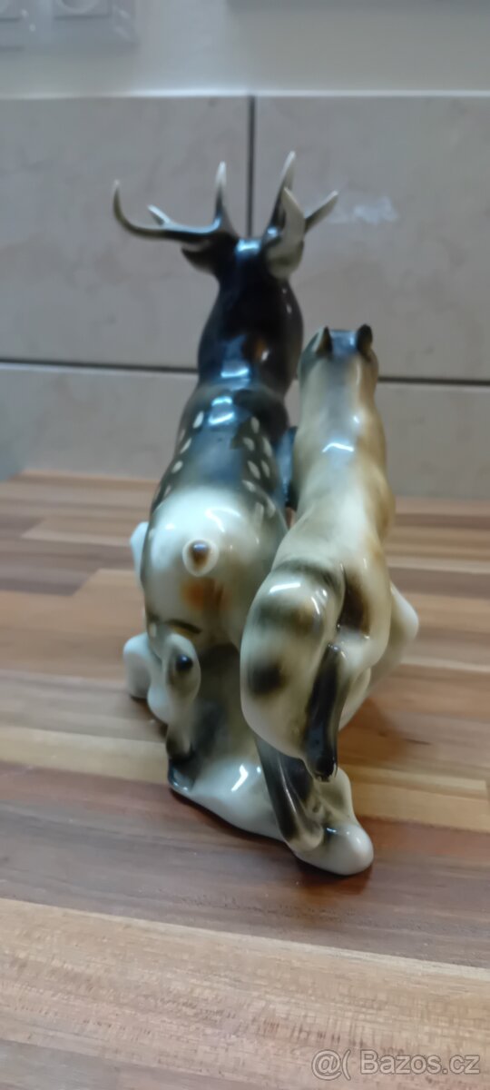 Porcelánový jelen - 4