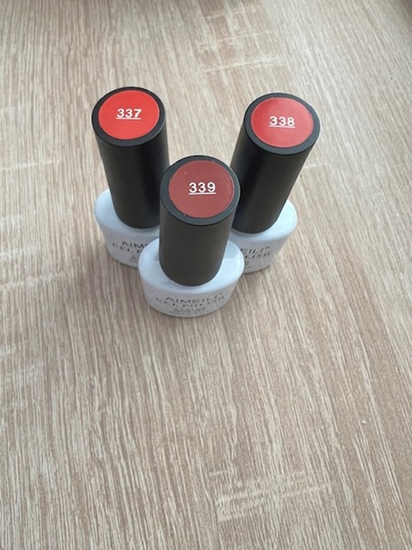 Sada 12 ks laků AIMEILI na nehty pro UV lampy (334-345) - 4