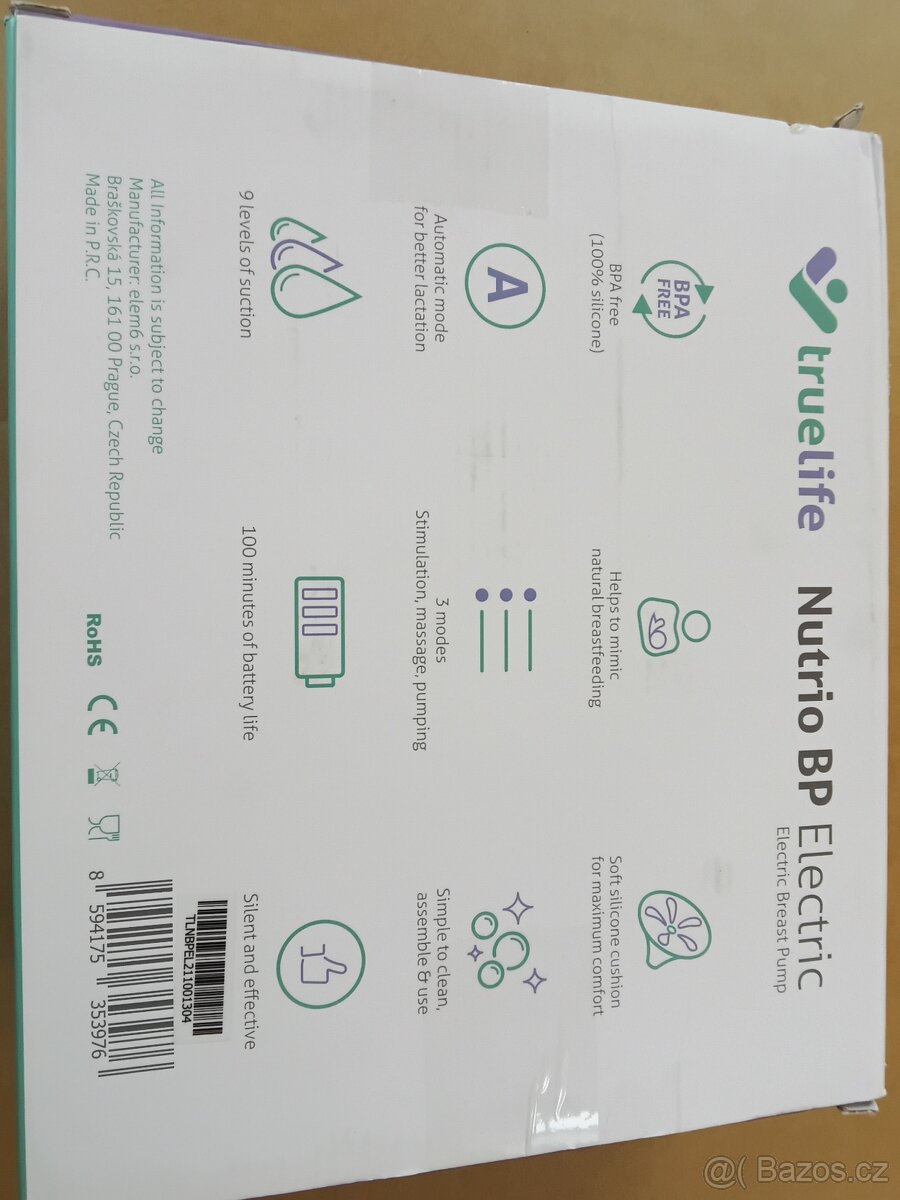 Odsavačka mléka Nutrio BP - 4