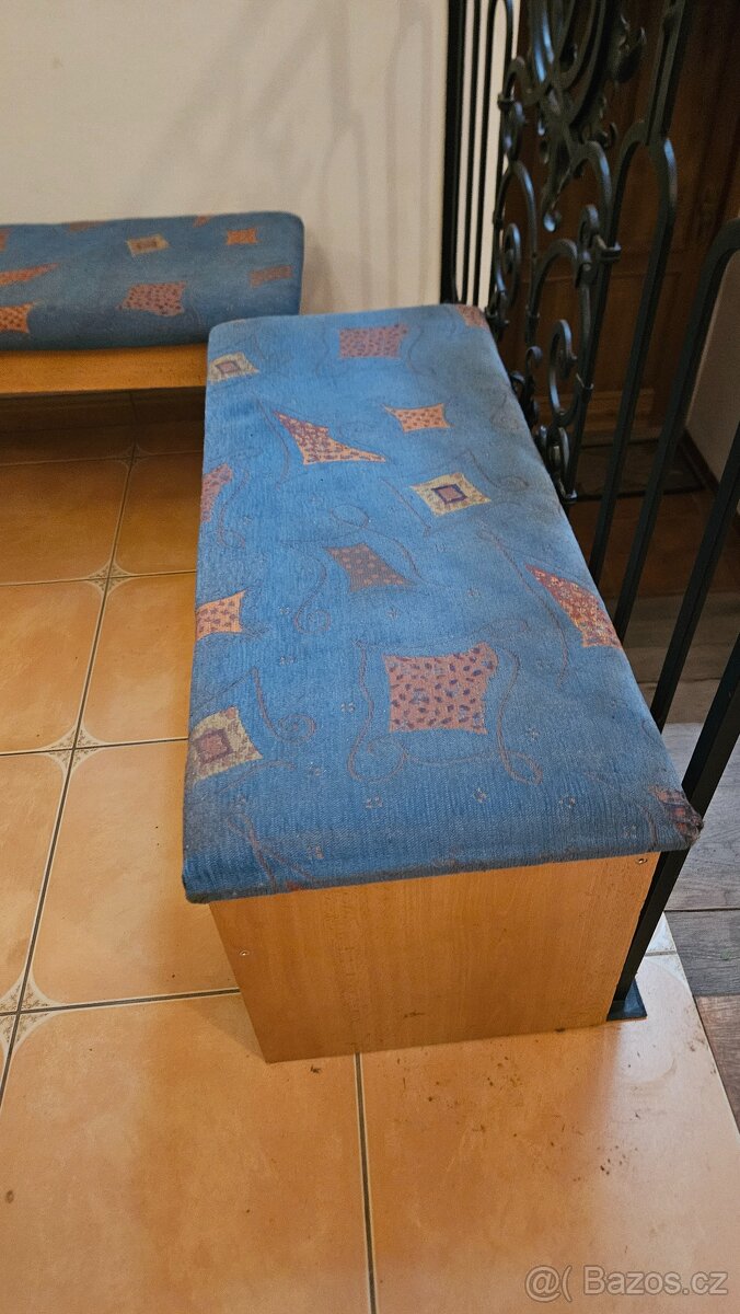 ŠATNÍ STĚNA A 2X LAVICE ČALONĚNÁ - 4