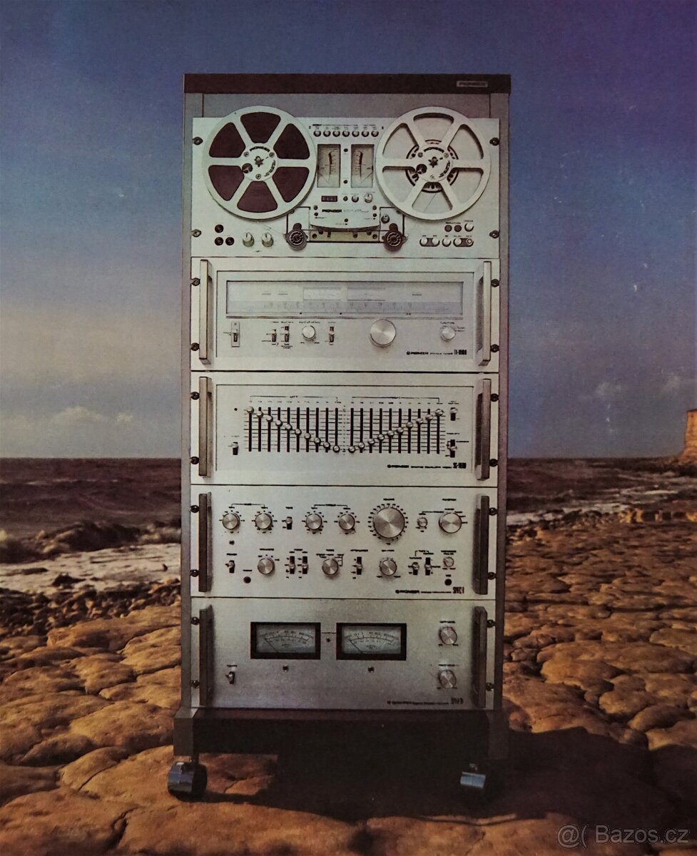 PIONEER RACK - komplet - s tape deckem anebo ekvalizérem - 4