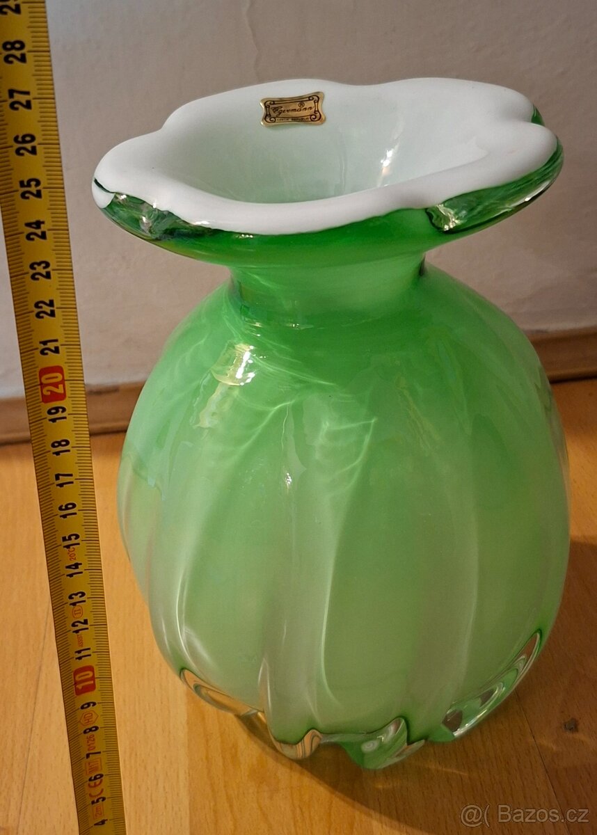 Skleněná váza .... - 4