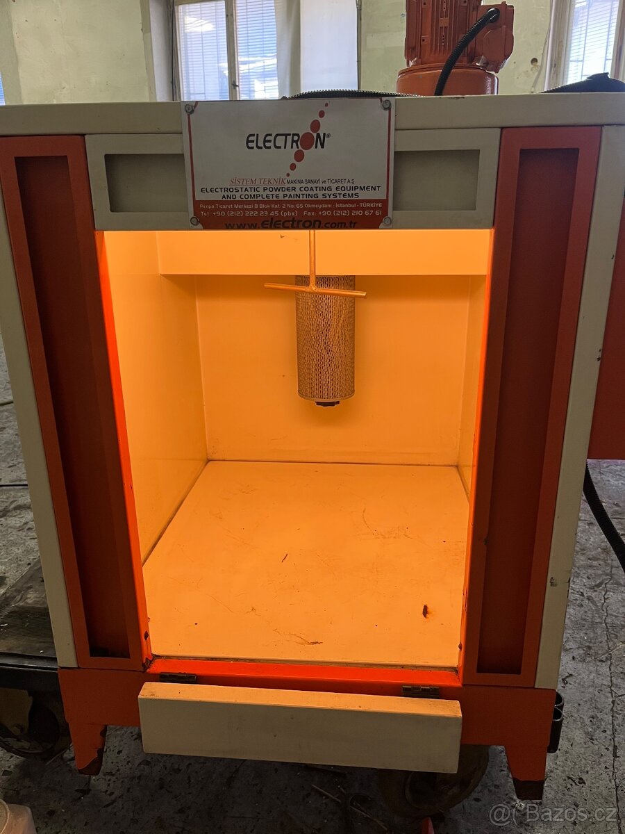 Průmyslová pec pro práškové lakování – ELECTRON (Sistem Tekn - 4