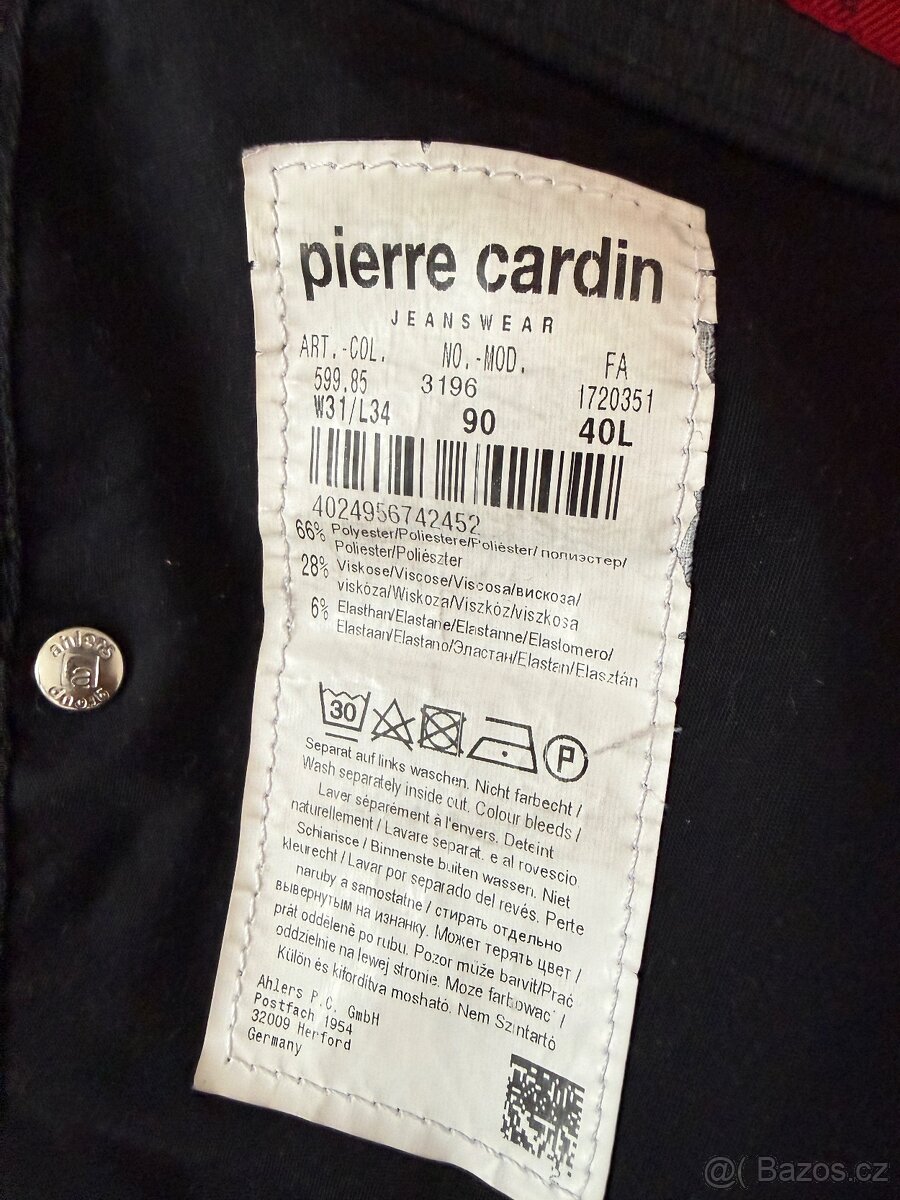 Kalhoty pánské Pierre Cardin W31/L34 - 4