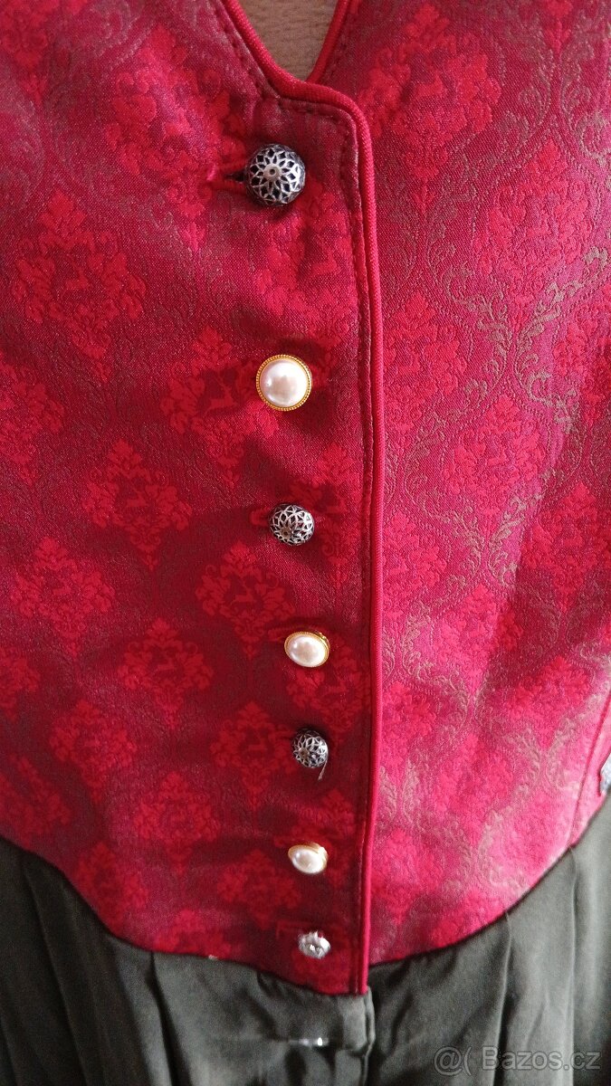 Krojové šaty dirndl Spieth & Wensky vel.M - 4