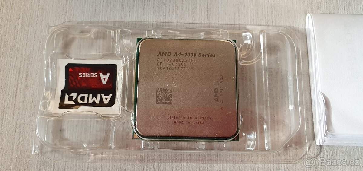 AMD A4 4020 nový, nepoužitý, kompletní - 4