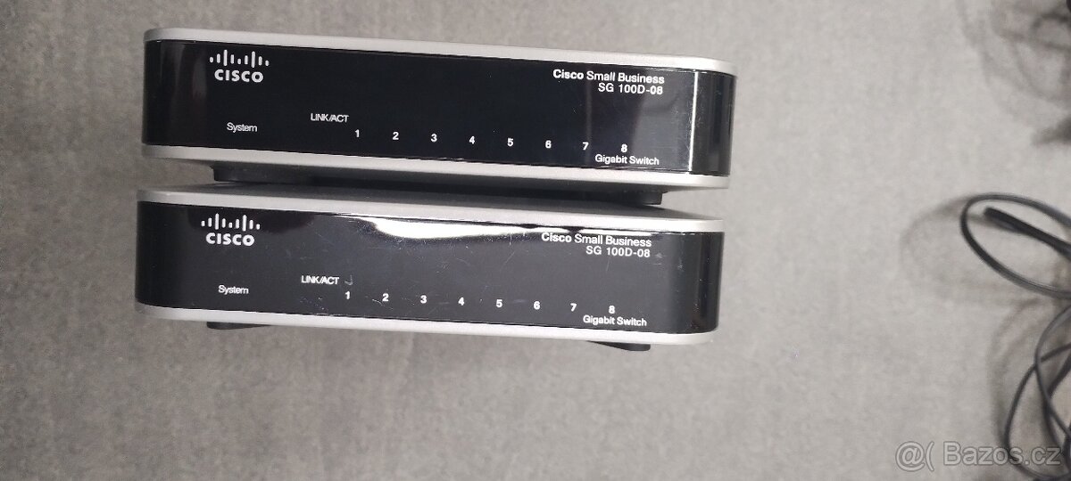 Cisco SG100D-08 – 8port Gigabit switch, 2 ks - 4