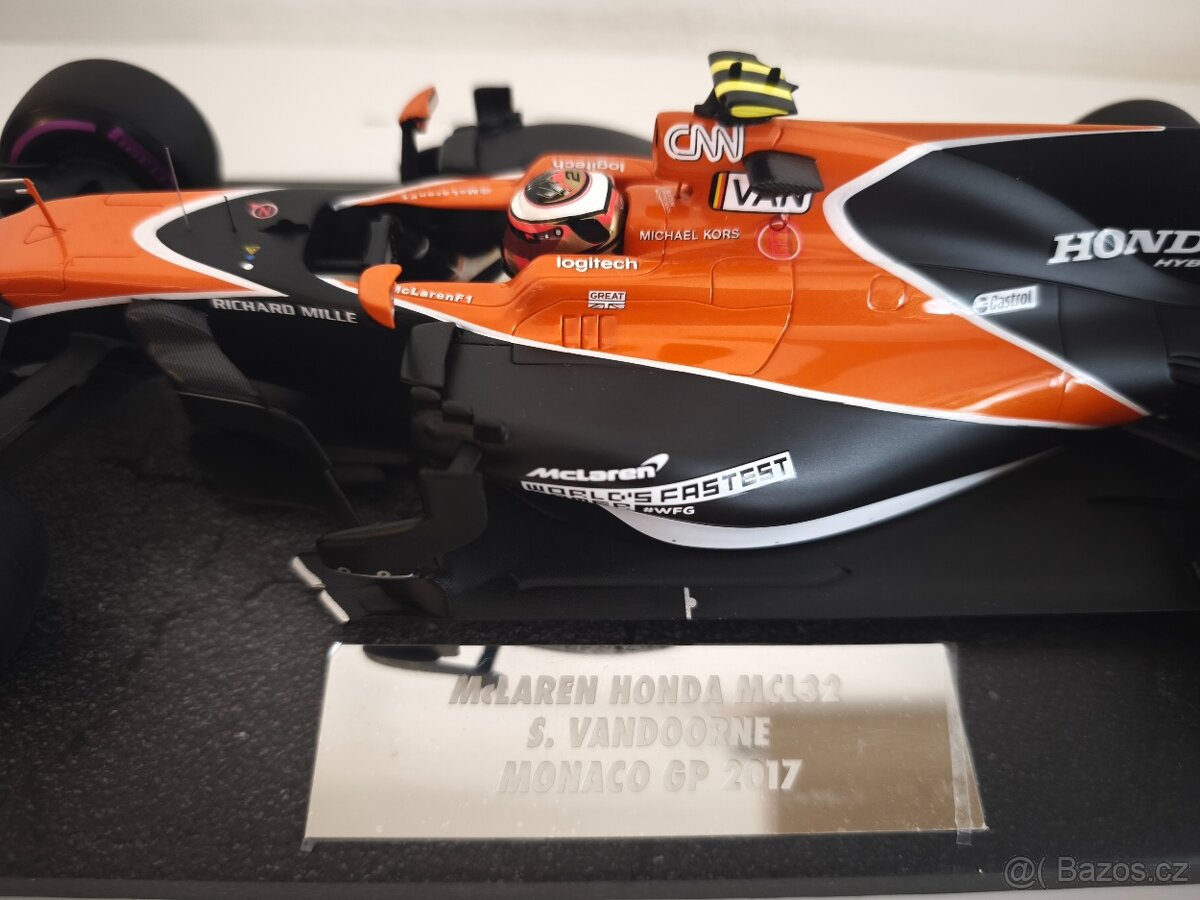 F1 McLaren MCL32 GP Monaka 2017 Vandoorne Minichamps 1:18 - 4