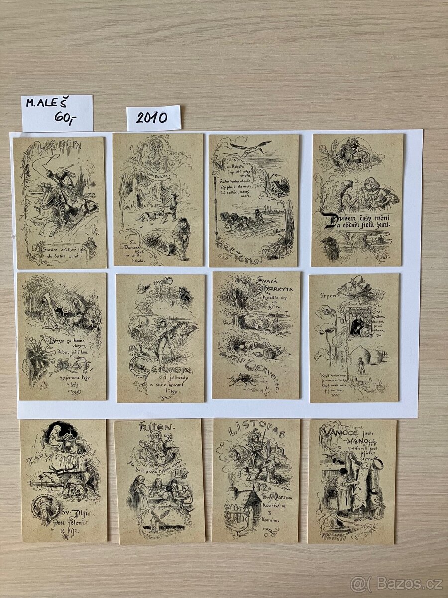 Kalendáříky sada 4+5 - 4