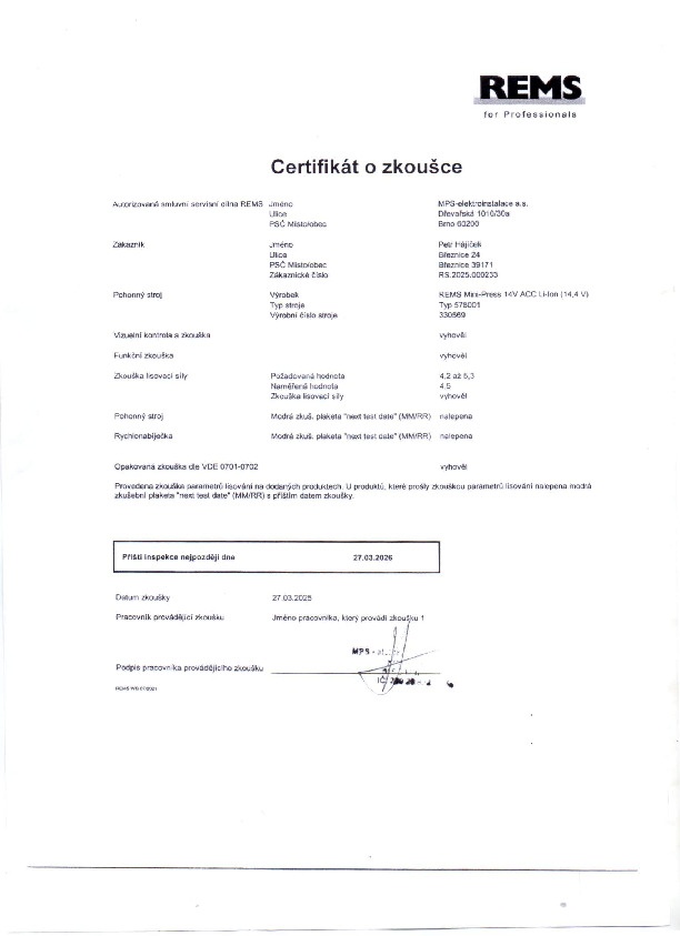 Lis na měď Rems mini aku - 4