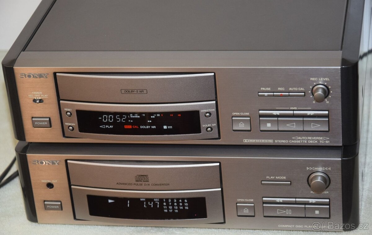 Tape deck SONY z řady SCALA, top midi,Dolby B,C,S,HX PRO - 4