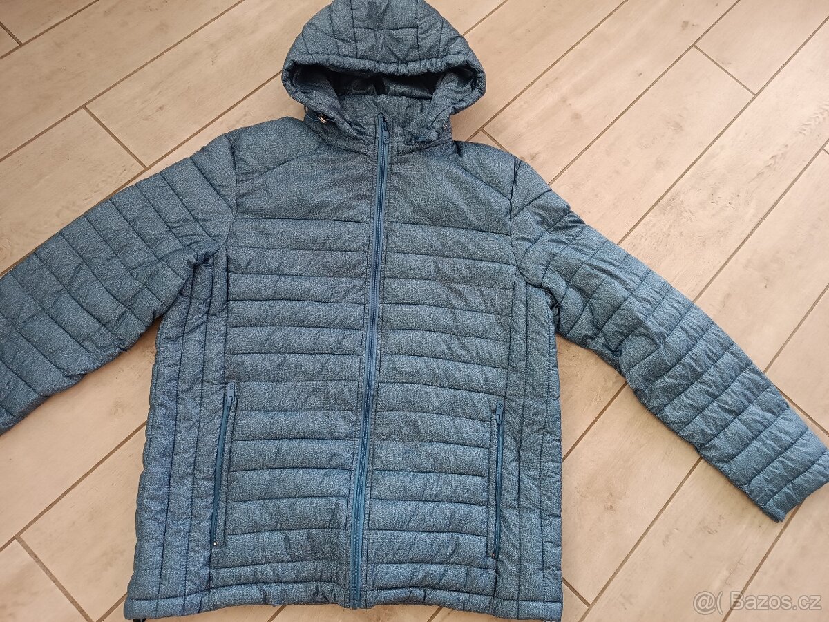 Bunda pánská, zateplená, zimní, vel. 2XL, hezký stav - 4
