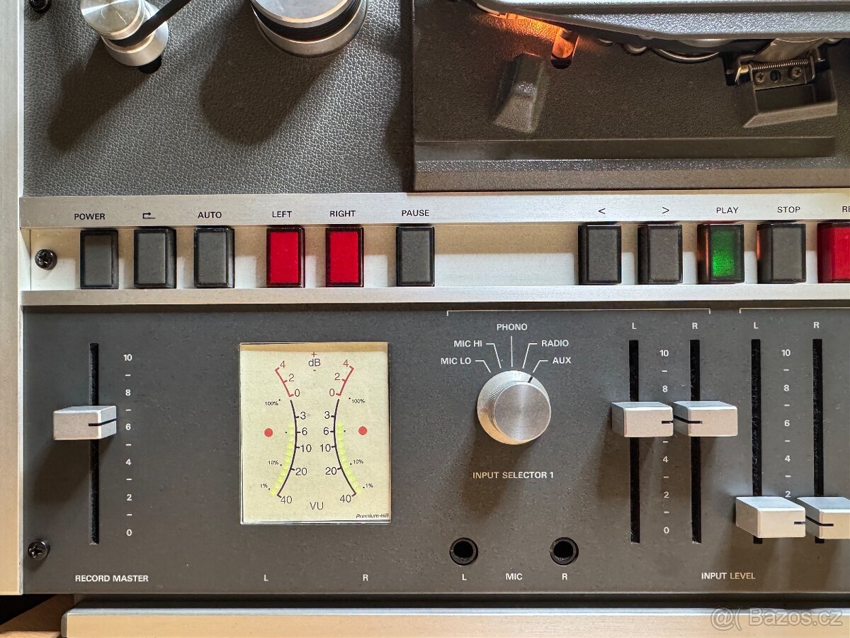 REVOX A700 - 2 TRACK 9,5, 19, 38 cm/s NAB - po renovaci - 4