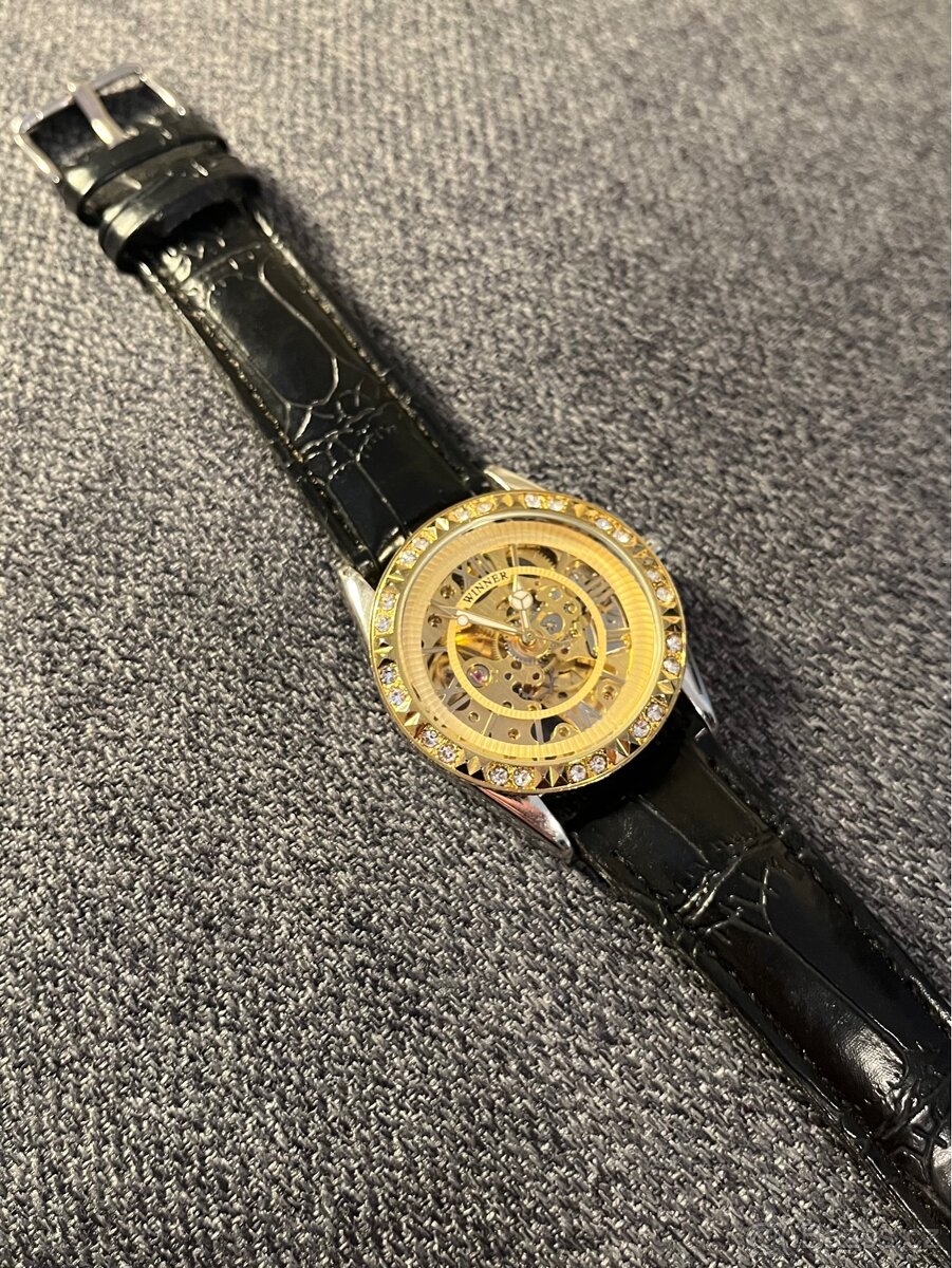 Dámské mechanické hodinky Winner – výborný stav - 4