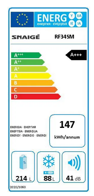 Kombinovaná SNAIGE RF34SM Z1CB23 Nerez Úporná třída A - 4