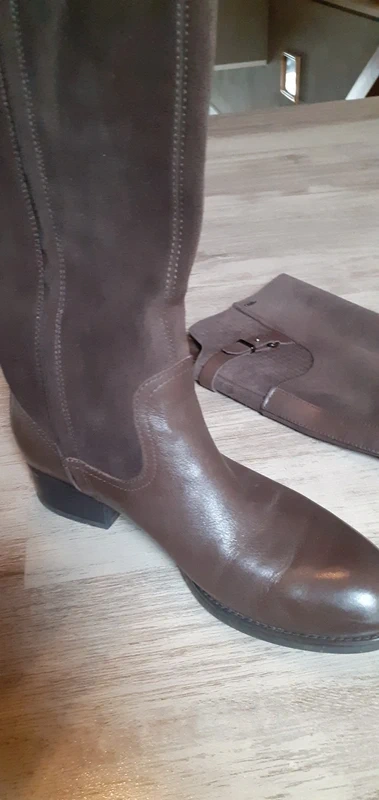 Kožené kozačky GEOX vel.39 - 4