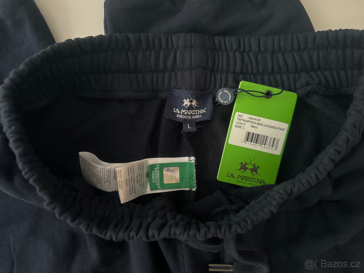 Pánské modré tepláky La Martina vel. L - 4