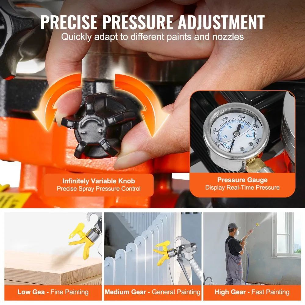 Stříkací malířský stroj, Airless 1100W - 4