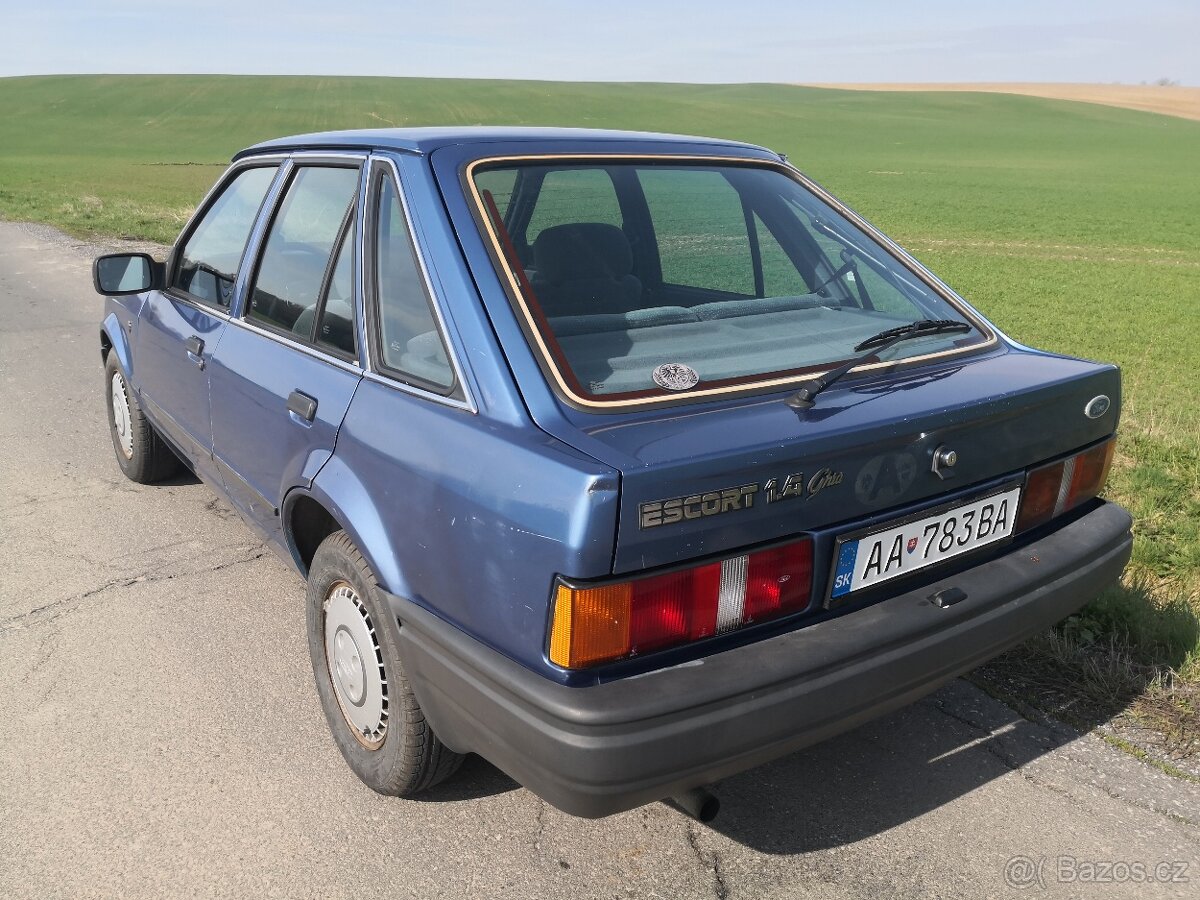 FORD ESCORT 1,4 GHIA, 1987, 98000km, - 4