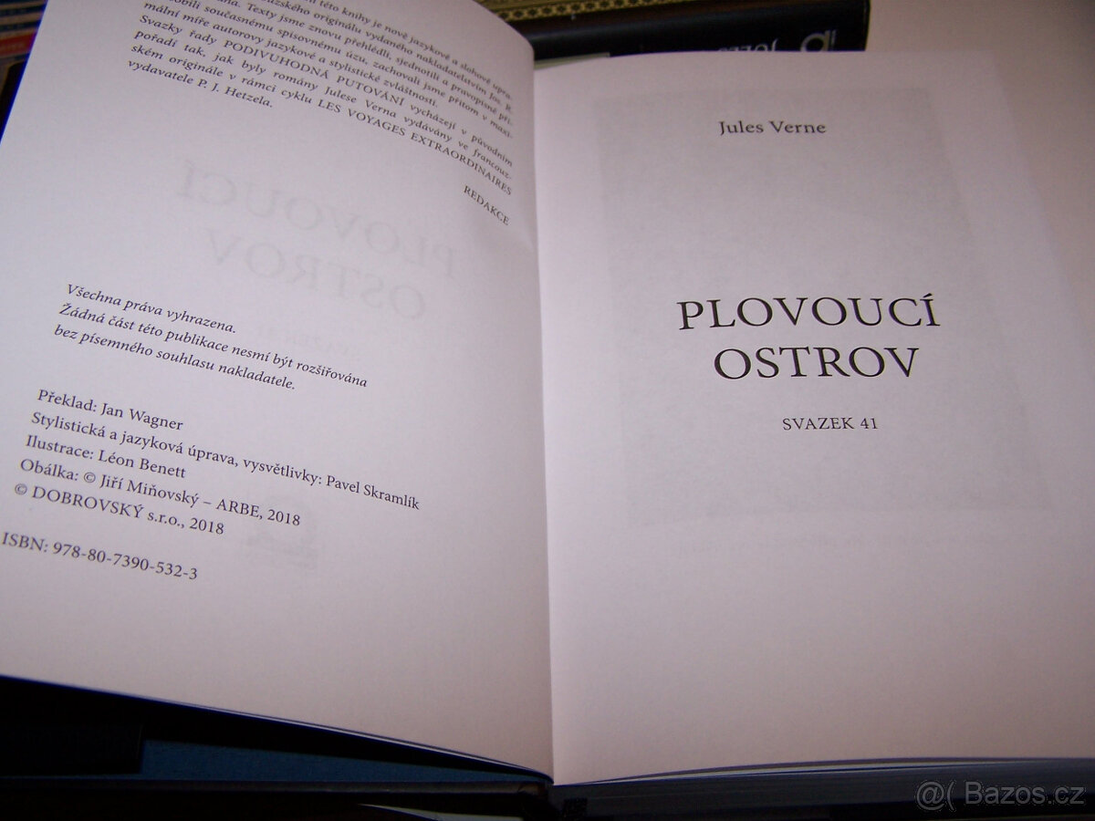 JULES VERNE - Plovoucí ostrov nakl. OMEGA - 4