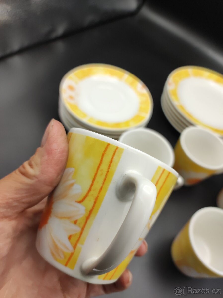 dezertní sada hrnky a talířky - 4