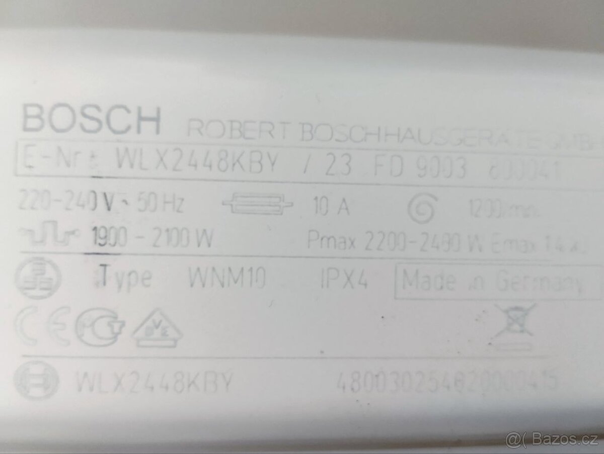 Pračka Bosch 5 kg, 1200 ot./min. - 4