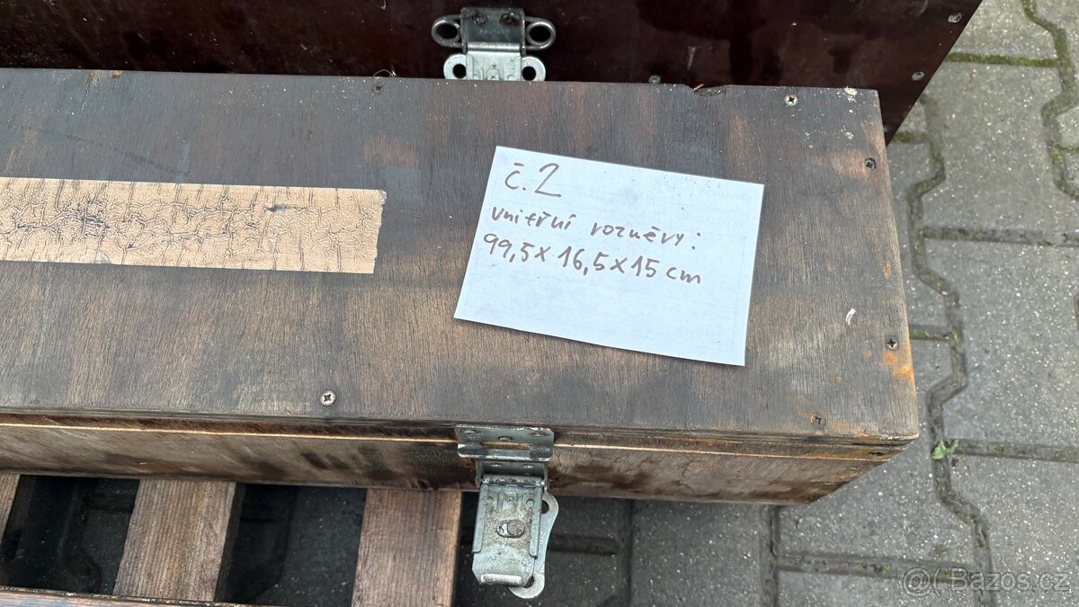 Bedna dřevěná retro různé druhy - 4